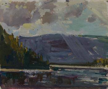 Light over the lake (etude). Kudrin Sergey