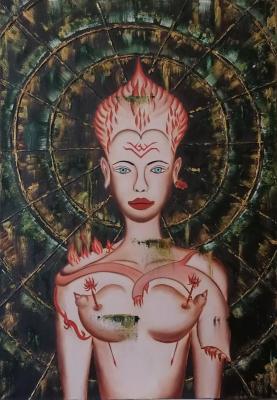 Fiery Angel (Art cycle "Angels") (Ufos). Svetlyy Aleksandr