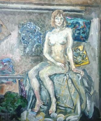 Nude in the interior. Yaguzhinskaya Anna