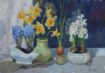 Flowers on the window