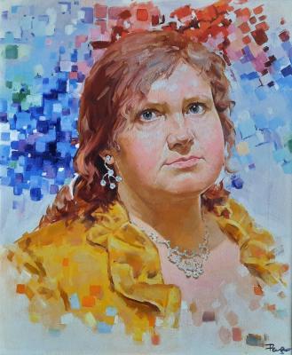 Portrait of wife. Timergaliev Rais