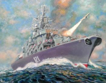 Cruiser Moscow (Russian Sailor). Baryshevskii Oleg