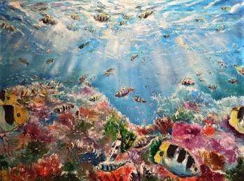 Underwater sunlight (Colorful Fish). Murtazin Ilgiz
