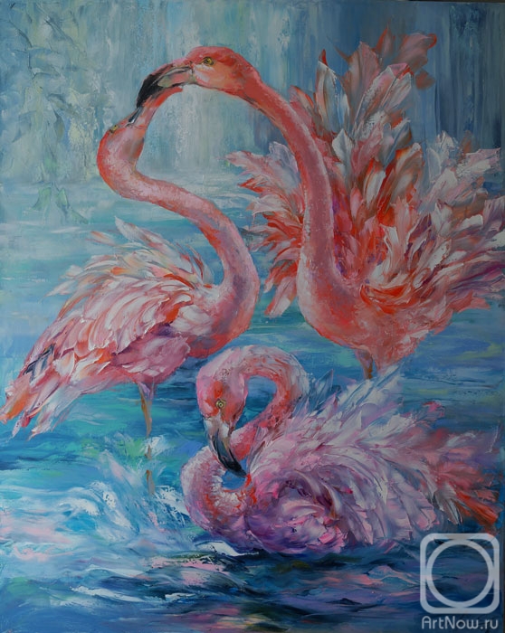 Kravchenko Oksana. Flamingos