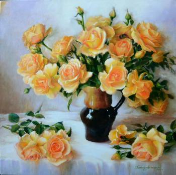 Yellow roses. Antonyuk Tamara
