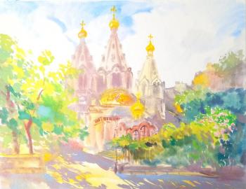 Alexander Nevsky Cathedral in Paris. Mikhalskaya Katya