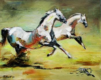Oh, you horses, my horses (Pair Of Horses). Pitaev Valery