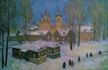 Картина «Мартовским вечером»