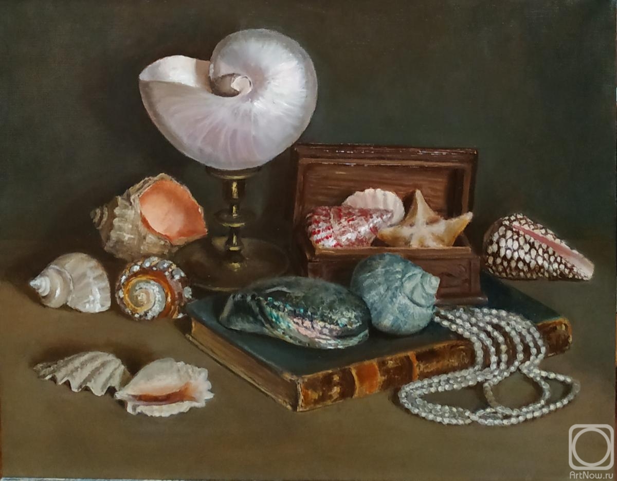 Nikolaeva Elena. Still life with shells