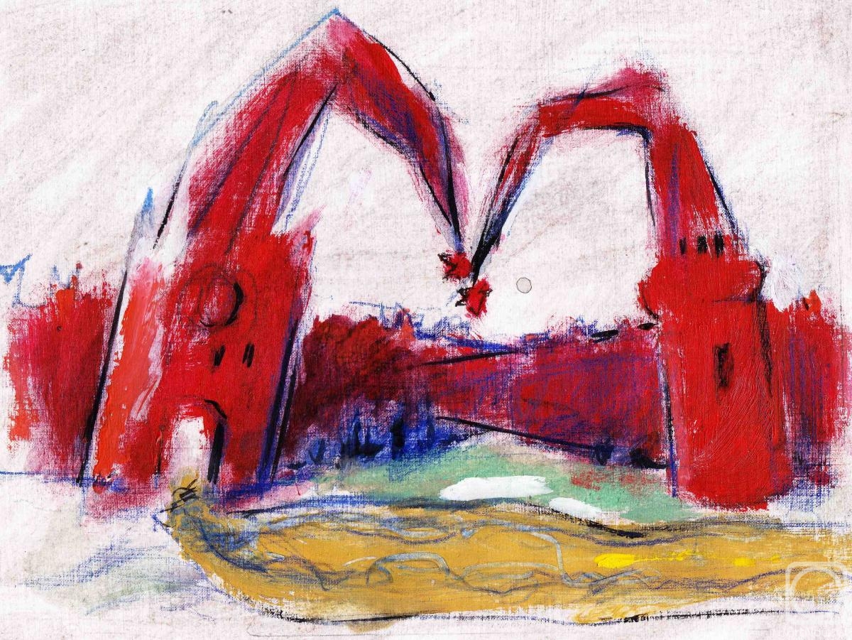 Shpak Vycheslav. Yellow pen on Red Square