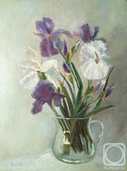 Savelyeva Elena. Fragile irises