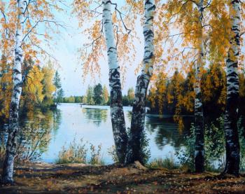 On the shore of the pond. Ergunov Anatoliy