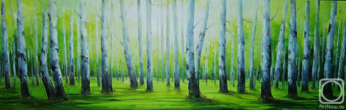 Miftahutdinov Nail. Birch trees