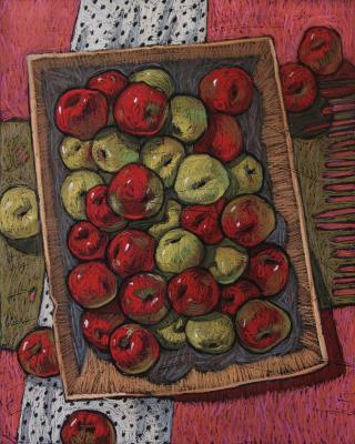 Box of apples. Leonova Nataliya
