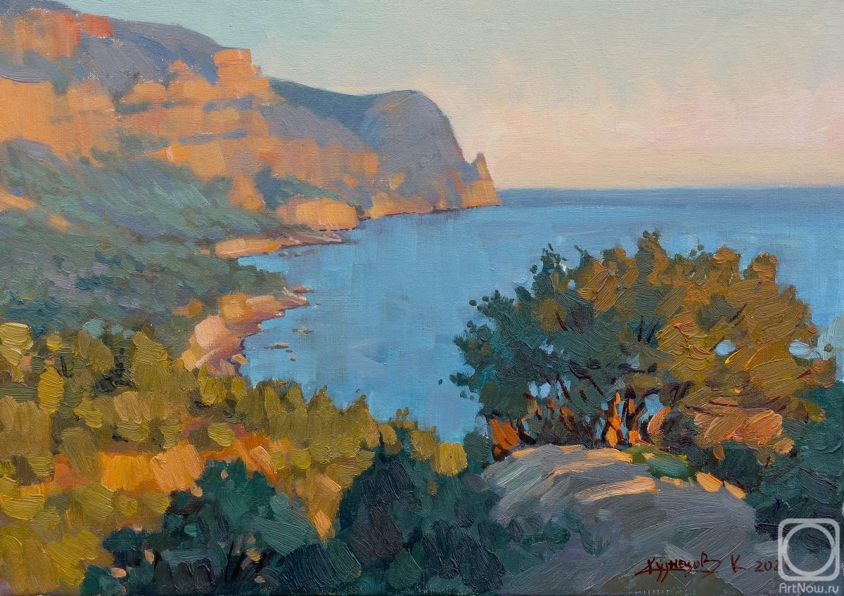 Kuznetsov Konstantin. Evening with a view of Cape Aya