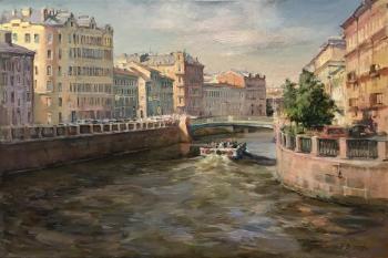 On a summer evening. On the Griboyedov Canal. Olshannikov Vasiliy