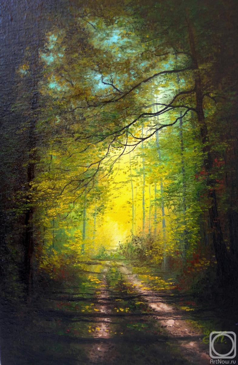 Korableva Elena. Road in the forest