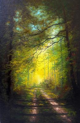 Road in the forest. Korableva Elena