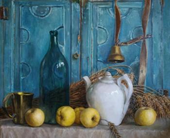 Still Life with apples (Copper Mug). Nikolaeva Elena
