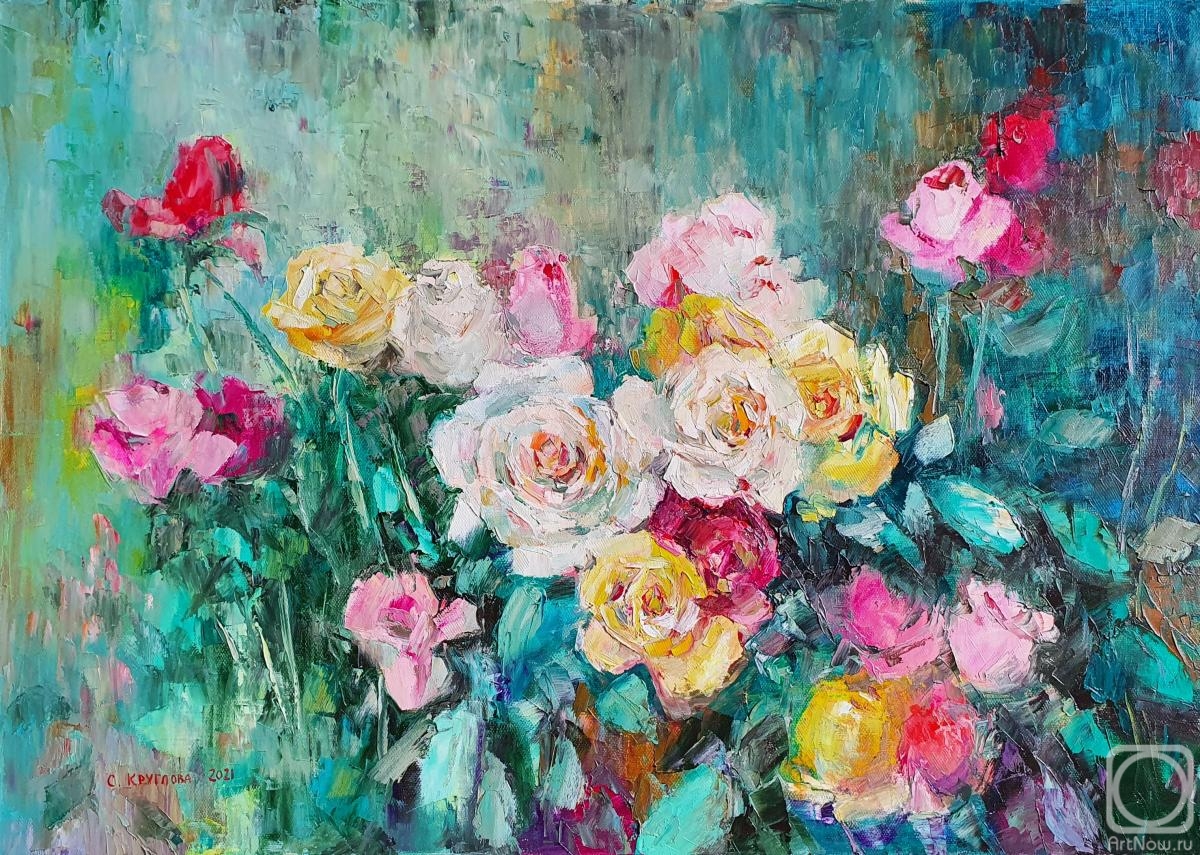 Kruglova Svetlana. Blooming roses