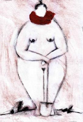 Lady with a shovel and an ermine 1. Shpak Vycheslav