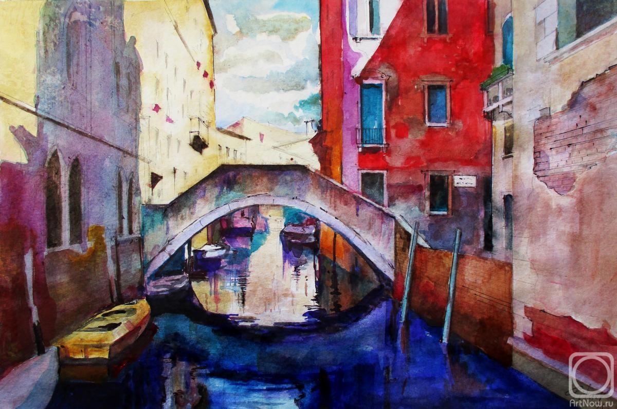 Pitaev Valery. Venice, Cannaregio Canal