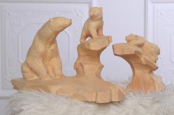 White bears (Souvenir Sculpture). Haynatskiy Oleg