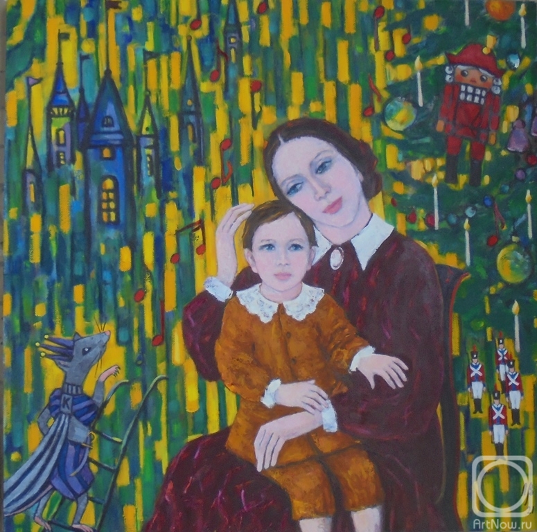 Vasileva Lyudmila. Little Tchaikovsky with his beloved mother