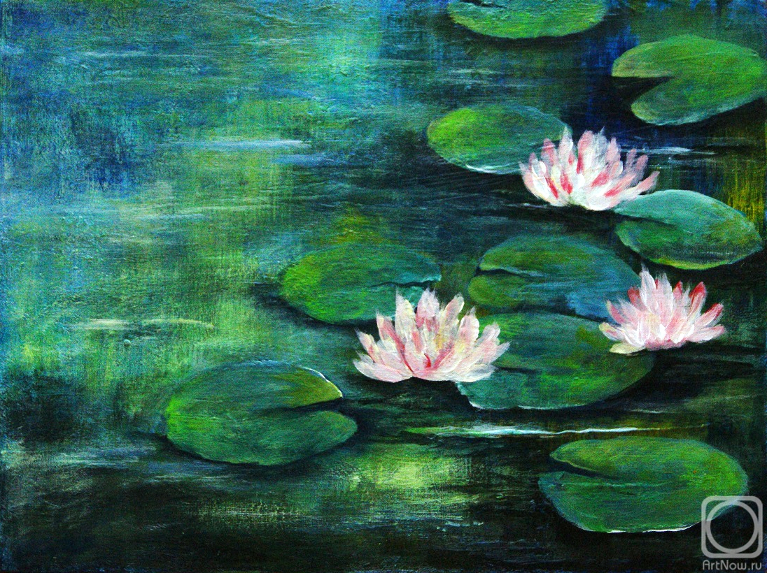 Knyazheva-Balloge Maria. Water lilies