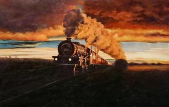 On the way (Steam Train). Smorodinov Ruslan