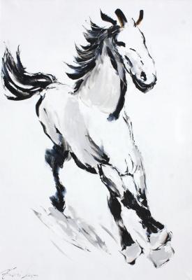 Boyko Evgeny Pavlovich. Horses, running