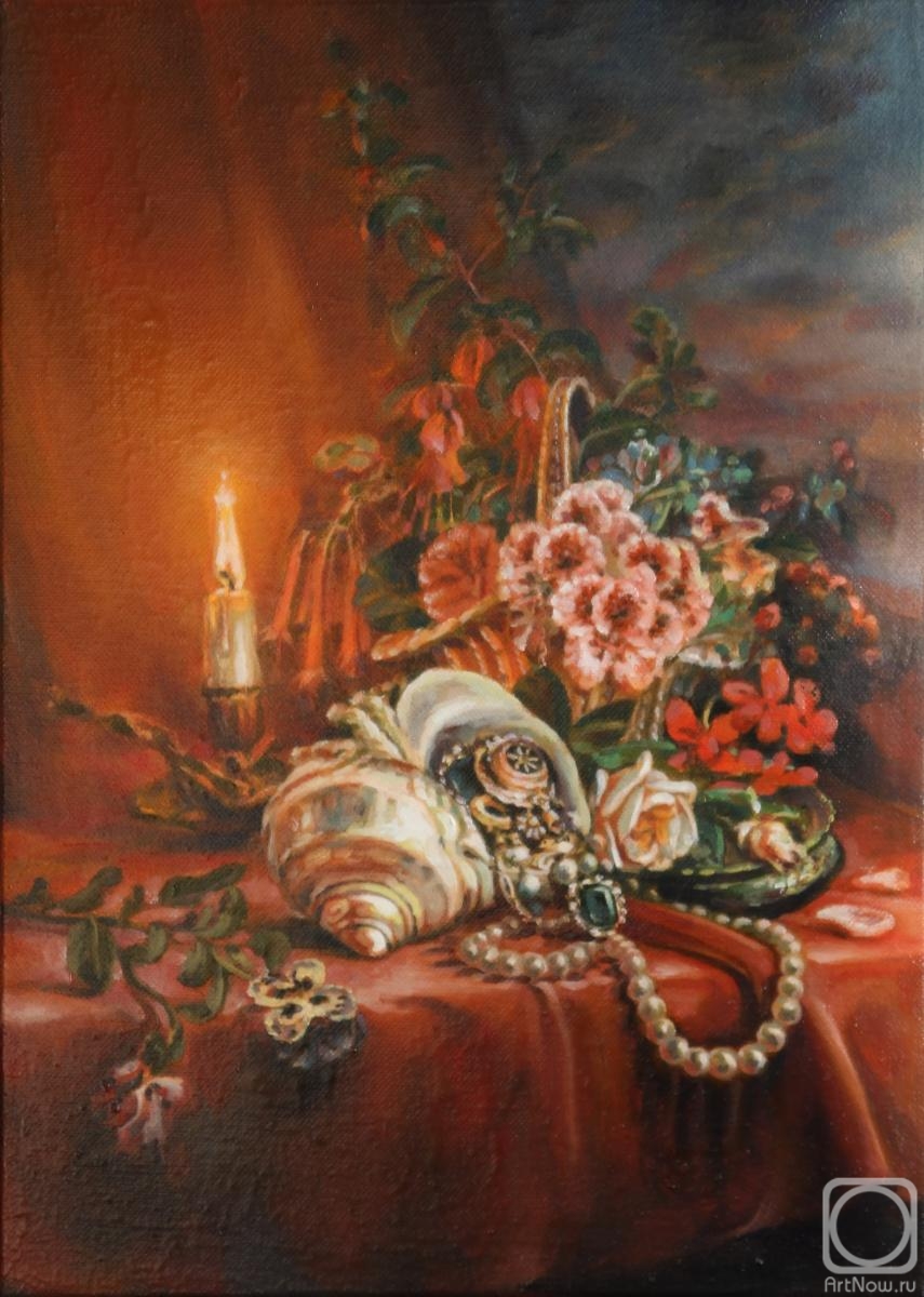 Bezridnyy Aleksey. Still-life with a candle