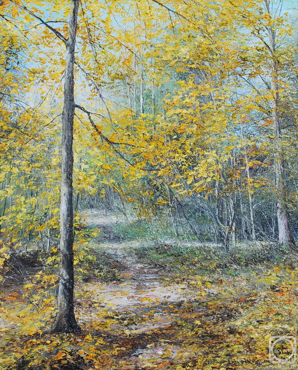 Vokhmin Ivan. A bright day in the autumn grove