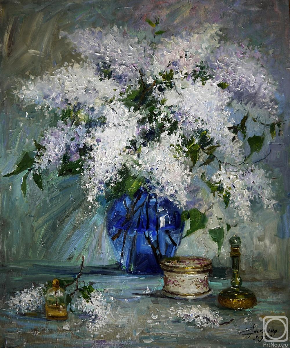 Gagarina Elena. In a blue vase