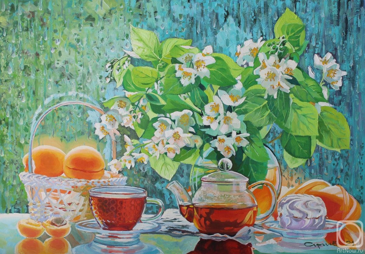 Sergeev Andrey. Spring rain with tea aroma