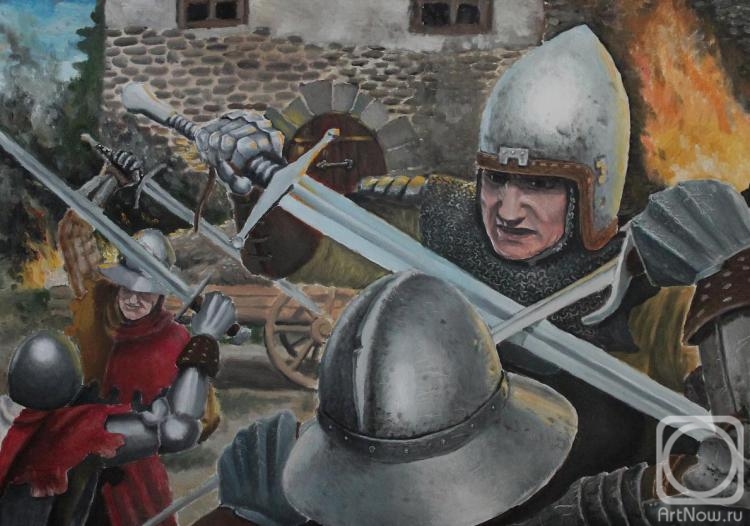 Butko Vladimir. The duel of swordsmen