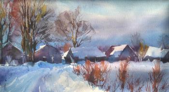 Winter village. Gololobov Michael