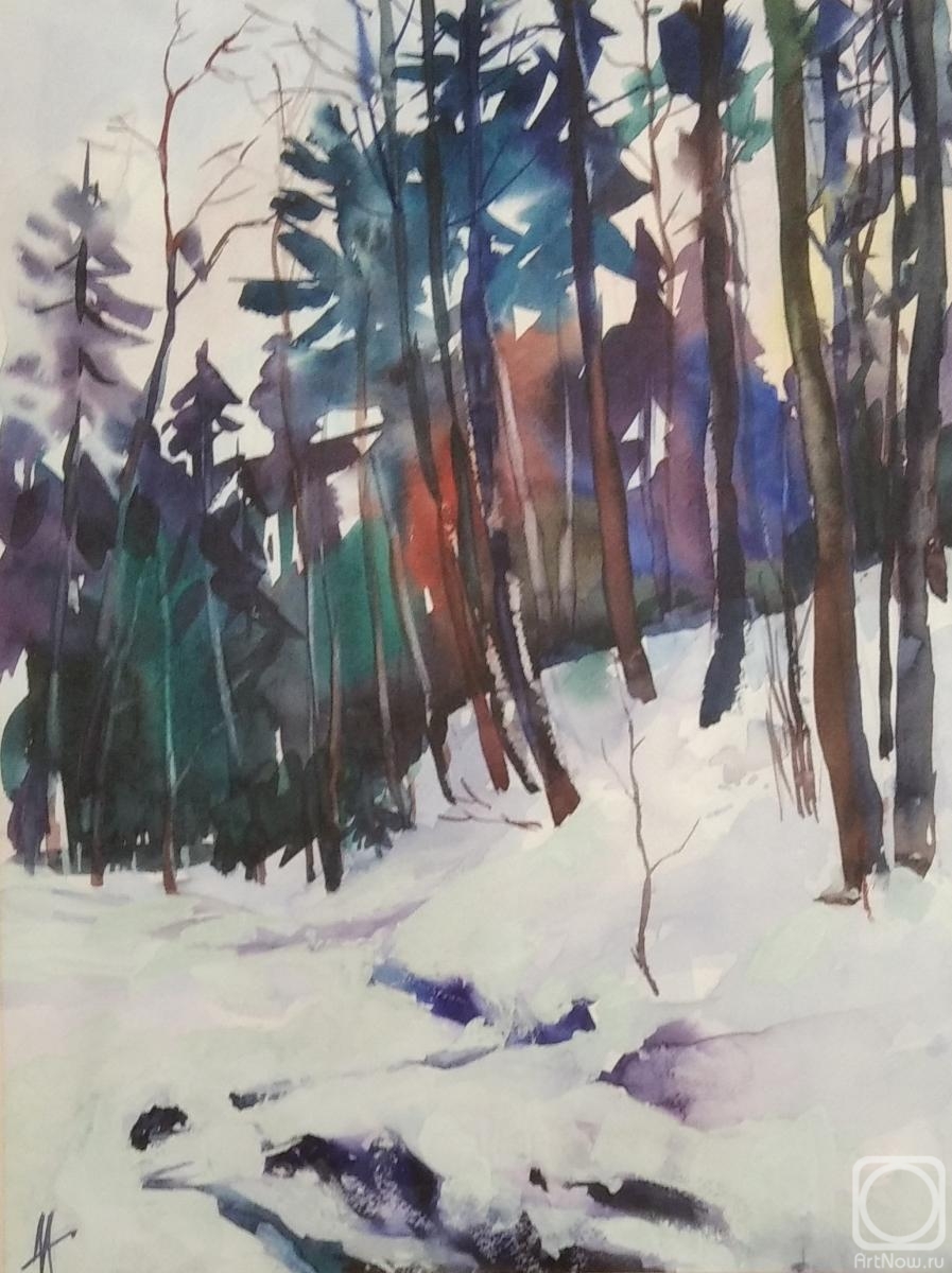 Gololobov Michael. Winter forest
