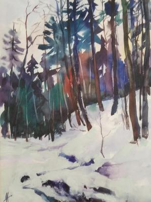 Winter forest. Gololobov Michael