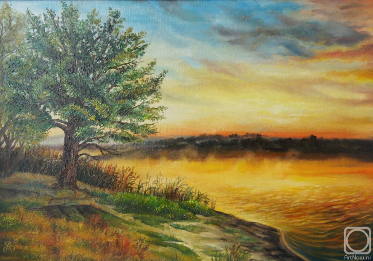 Borisenko Tatyana. Fog over the river