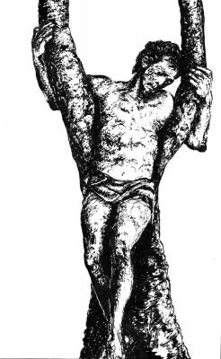 The Martyr (Drawing A Tree). Abaimov Vladimir