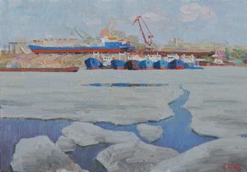 Panov Igor . Spring in the port