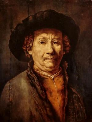 Rembrandt's self-portrait of 1656 (kop) (Rembrandt Self-Portrait). Litvinov Valeriy