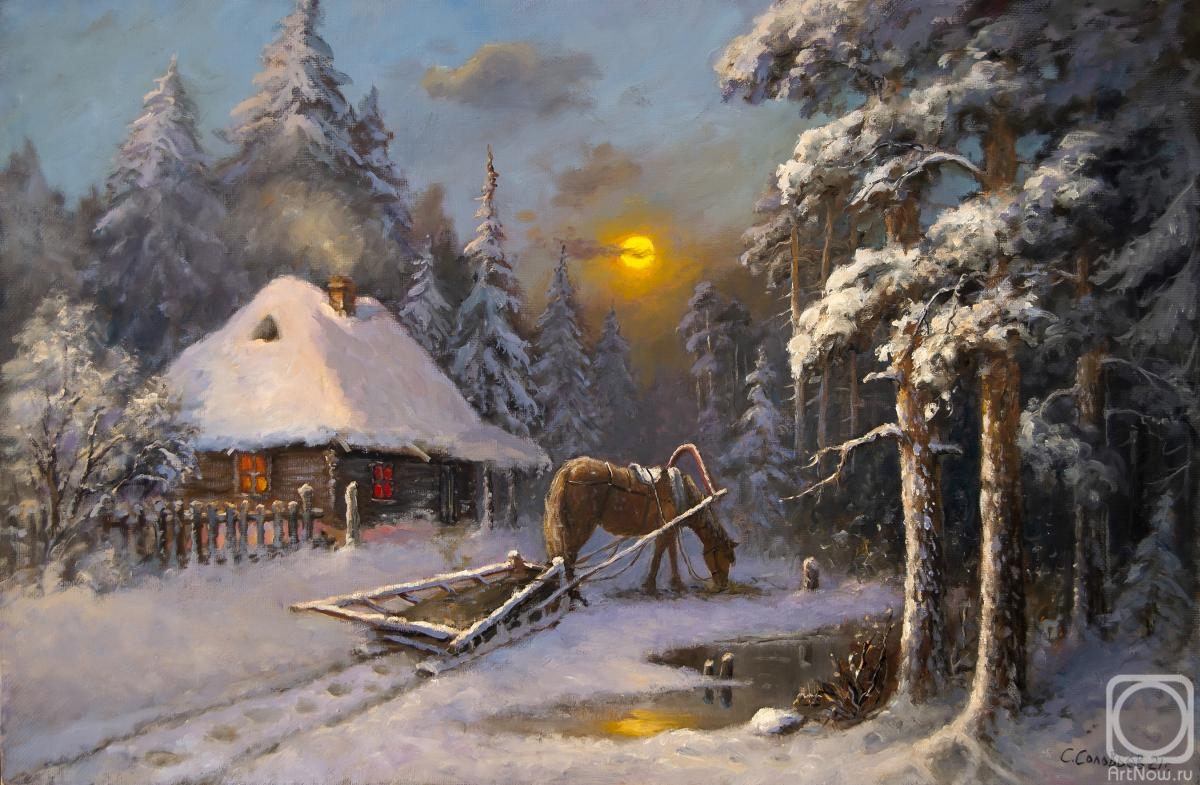 Solovyev Sergey. Winter landscape