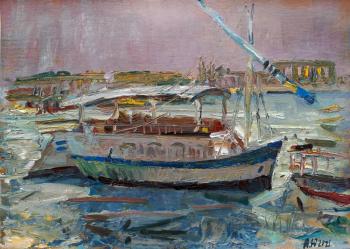 Late evening on the Nile River. Zhukova Juliya