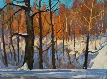 March decorated with gold. Anisimov Fyodor