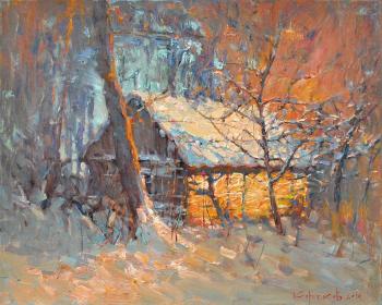 House in the forest. Korotkov Valentin