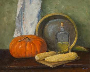 Pumpkin and corn. Alexandrovsky Alexander