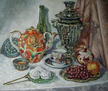 Tea party (-). Yaguzhinskaya Anna