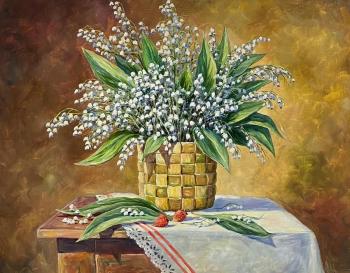 Gaynullin Fuat Rifkatovich. Lilies of the valley in a basket